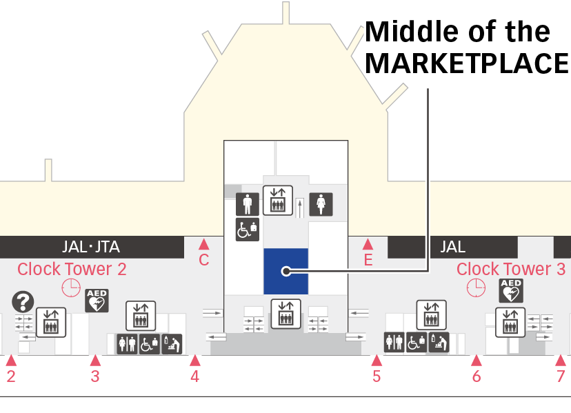 Terminal 1 2F Center of Marketplace