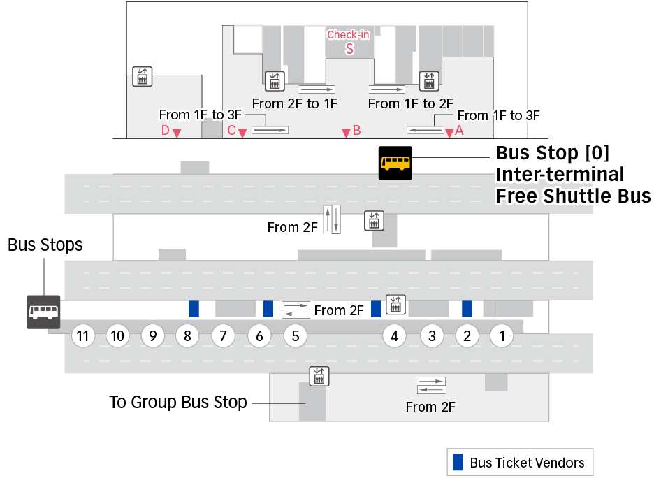 T3 Terminal 3 Area map image