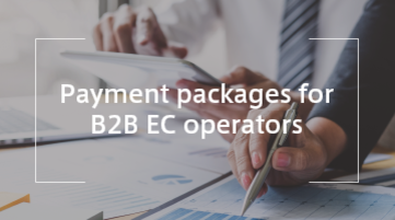 payment package for BtoB EC