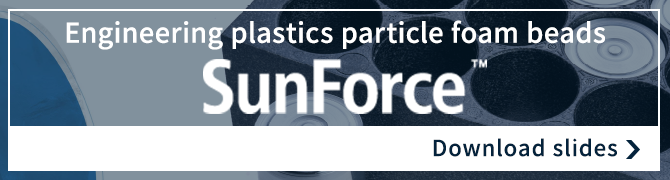Click here for engineering plastics particle foam beads Sunforce introduction materials
