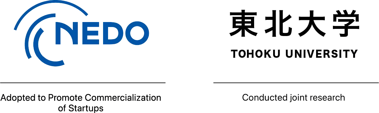 NEDOと東北大学のロゴ