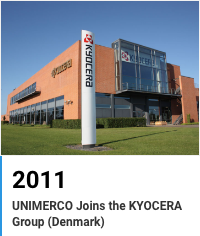 2011 Entra a far parte del gruppo danese Unimerco