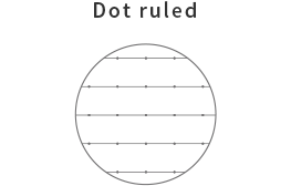 Ruled line image: Dot Ruled