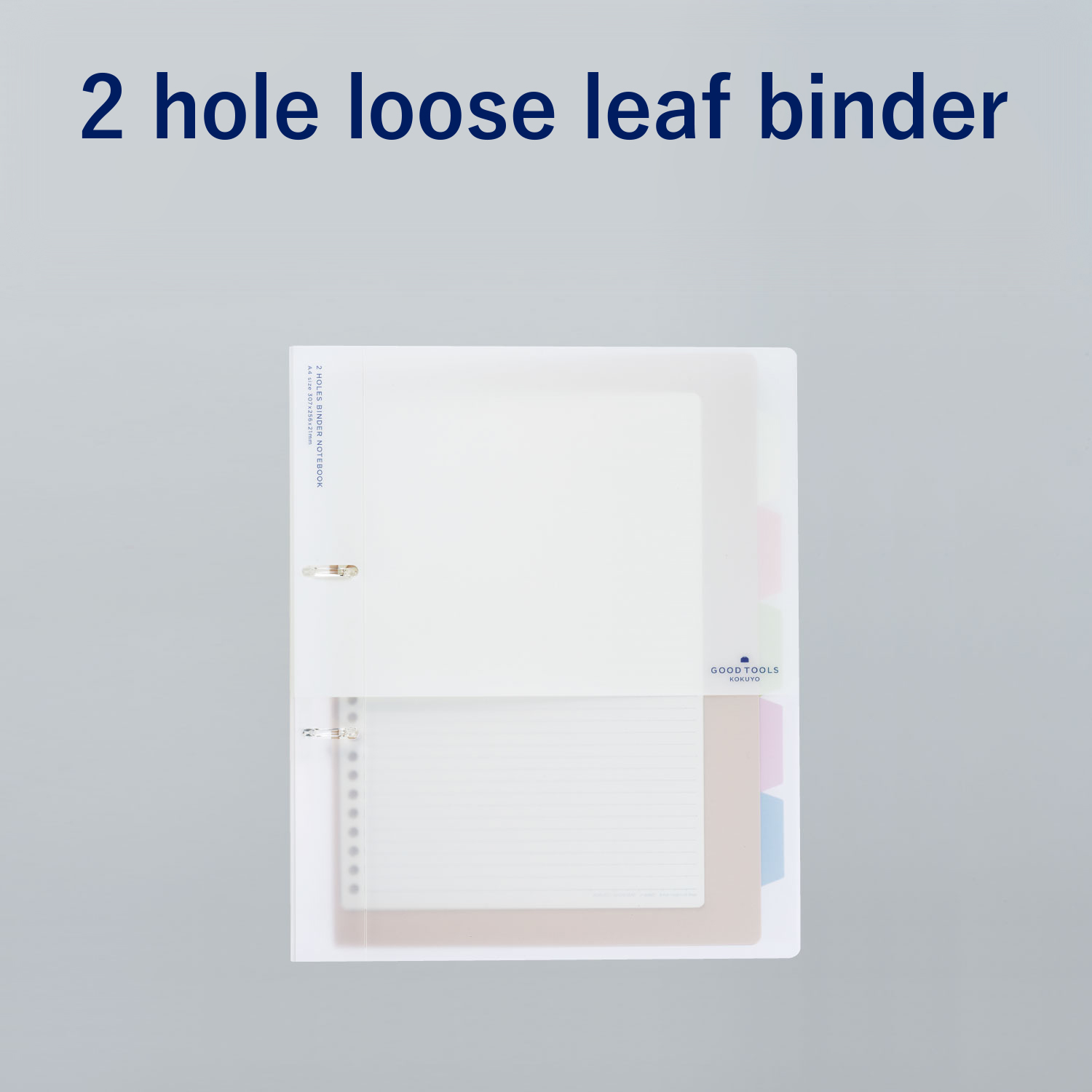 2Holes Binder Notebook