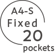 A4-S Fixed 20 pockets