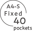 A4-S Fixed 40 pockets