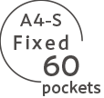 A4-S Fixed 60 pockets