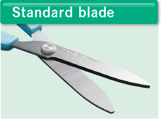 Standard blade Compared to the straight blade (HASA- P210), the cutting edge can cut easily!