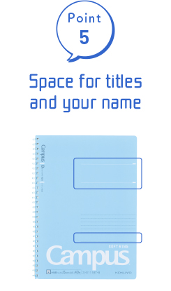 Point 5: Title/name space